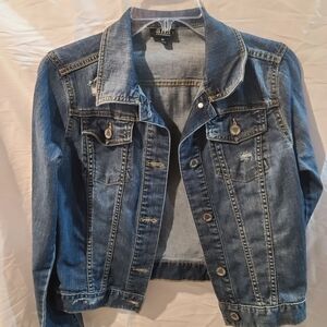 a.n.a Classic Blue Denim Jacket